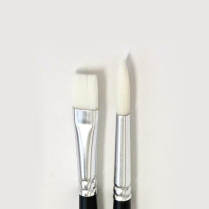 Bianco Brushes | White Synthetic Hair Lifestyle- Prime Art