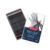 Derwent-Hard-Graphic-B-9H-Pencils-12-Tin-Set-opened-up