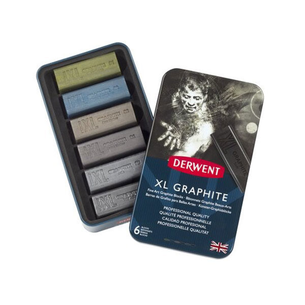 Derwent-XL-Graphite-6-Tin-Set-graphite-sticks