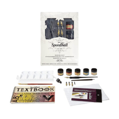 speedball-deluxe-pen-and-ink-kit-content