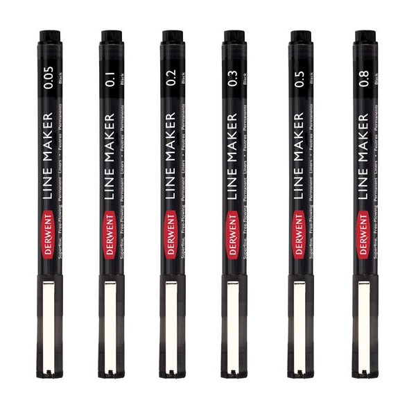 Derwent-Line-Maker-Black-Single-Pens