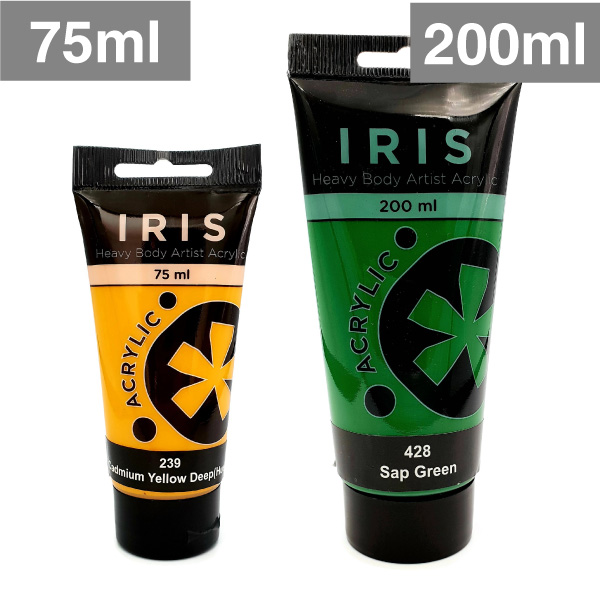 Prime Art Iris Acrylic Paint 75ml & 200ml