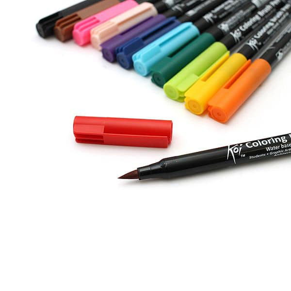 Sakura Koi Coloring Brush Pens 48 colors - Choose the color - single pen