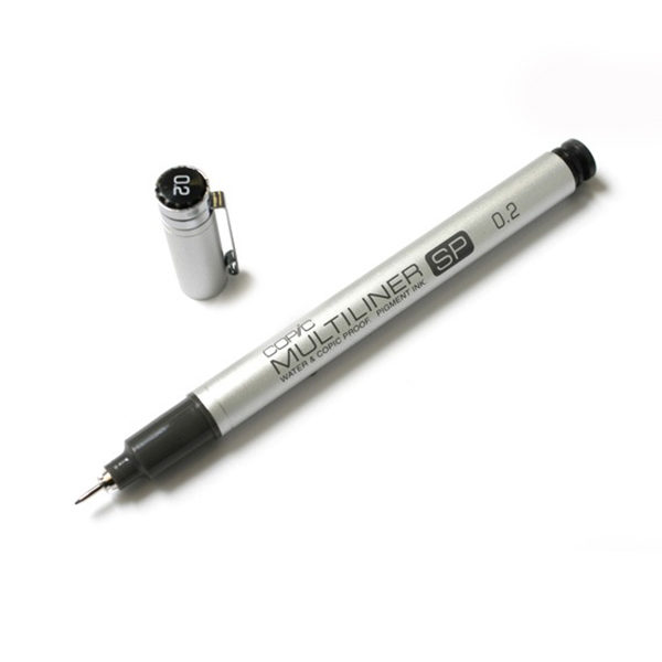 Multiliner-Fine-Nib-Inking-Pens-Black-0.2mm-Copic