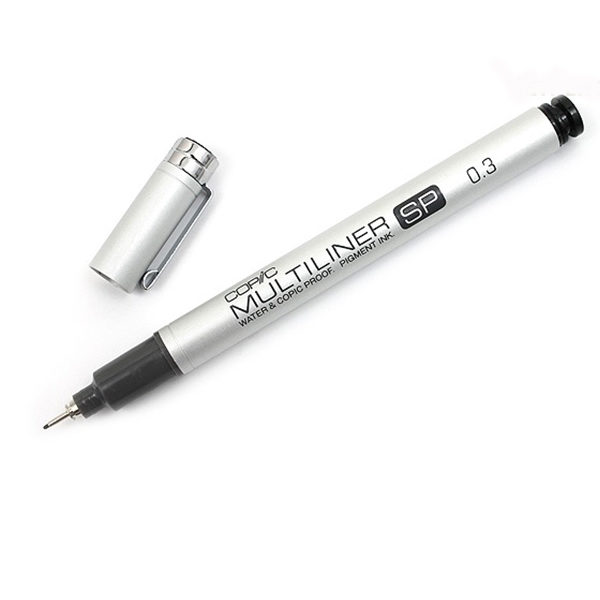 Multiliner-Fine-Nib-Inking-Pens-Black-0.3mm-Copic