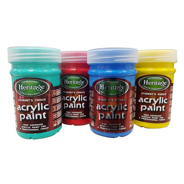 Heritage-Student-Acrylic-Paint-250ml-Various-Colours