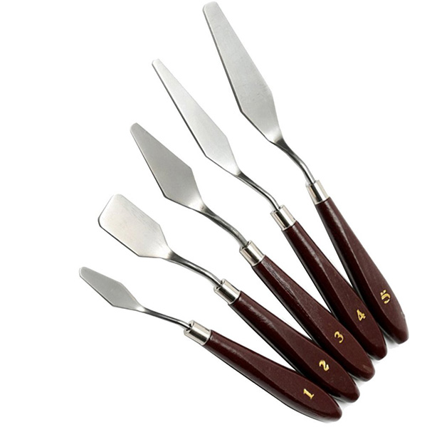 Palette Knives Metal Set of 5 - Prime Art - Artsavingsclub