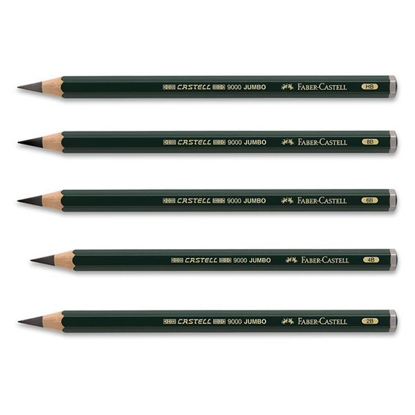 faber-castell-9000-single-jumbo-pencils-variations