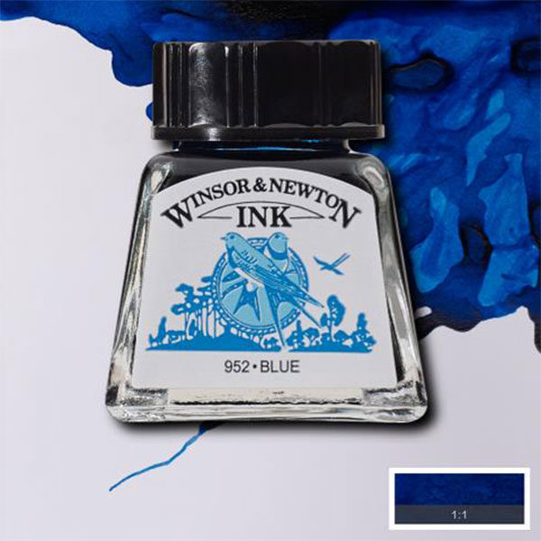Ink-14ml-Blue-Winsor-&-Newton