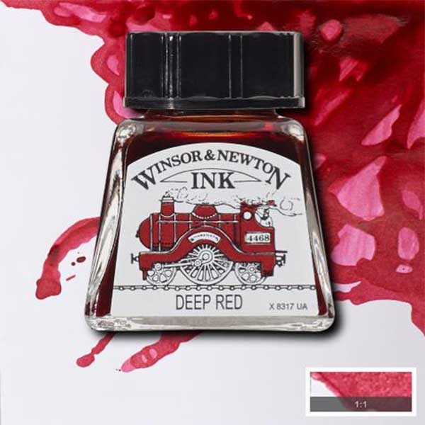 Ink-14ml-Deep-Red-Winsor-&-Newton