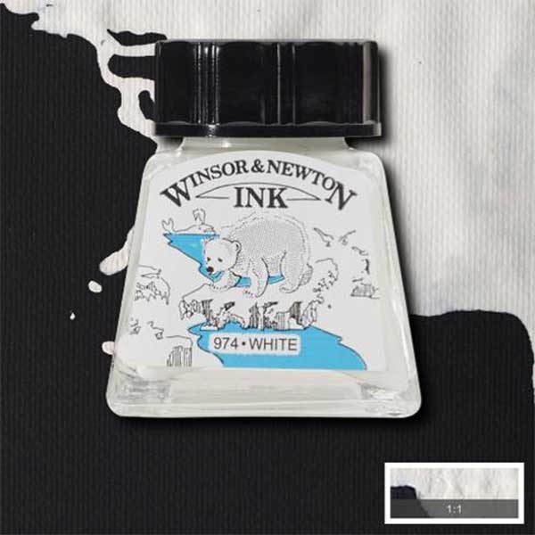 Ink-14ml-White-Winsor-&-Newton