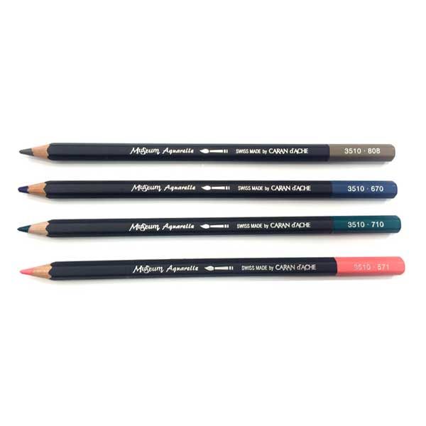 Museum-Aquarelle-Watercolour-Pencils-Caran-dAche Single