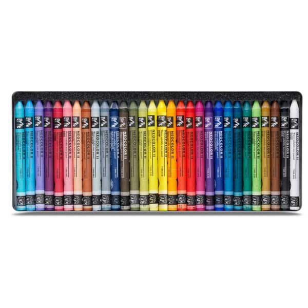 Caran dAche NeoColor 2 Water Soluble Wax Pastel Set 30//Pkg