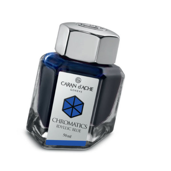 Ink-Bottle-50ml-Idyllic-Blue-Caran-dAche