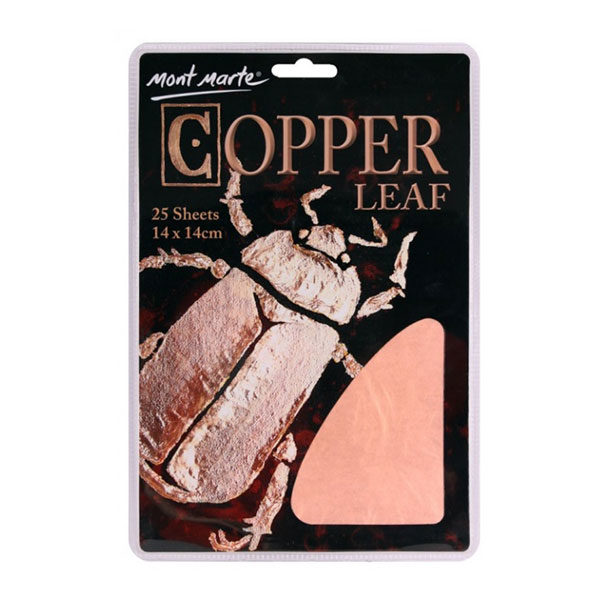 Imitation-Copper-Leaf-14x14cm-25-Sheet-Front