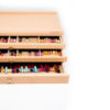 Mont-Marte-Artists-Pastel-Box-top-view-with-drawers-open-and-pencils-inside