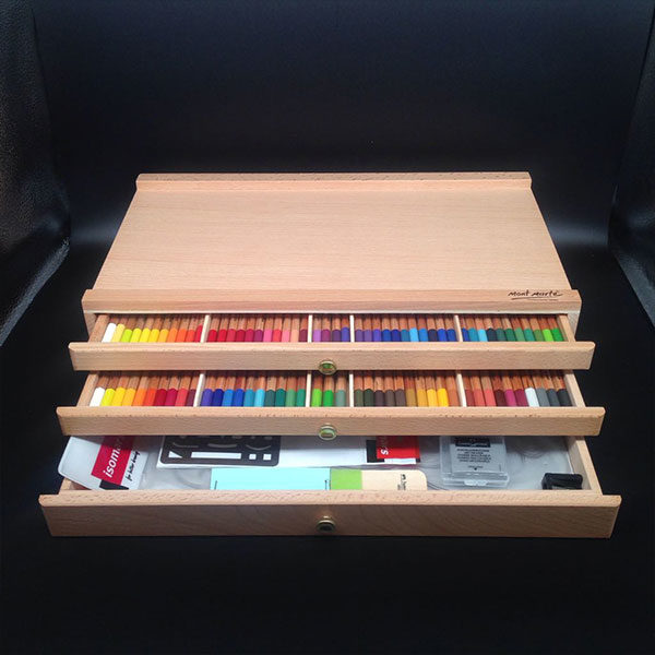 Mont-Marte-Pencil-Pastel-Box-3-Drawers-filled-with-pencils-&-accessories-1