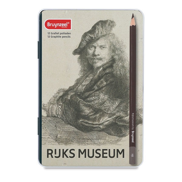 Bruynzeel-Dutch-Masters-Graphite-Pencil-12-Set-Tin-Cover