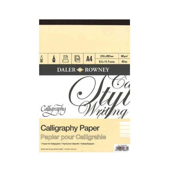 Daler-Rowney-A4-Calligraphy-Pad