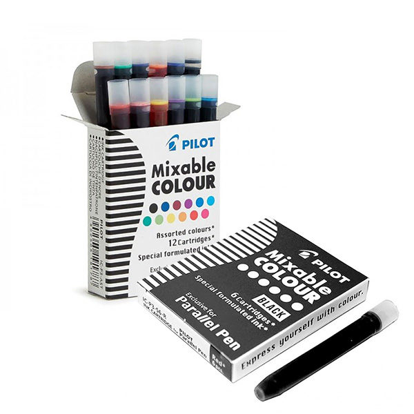 Pilot-Mixable-Colour-Cartridges-Assorted-Colours-&-Black