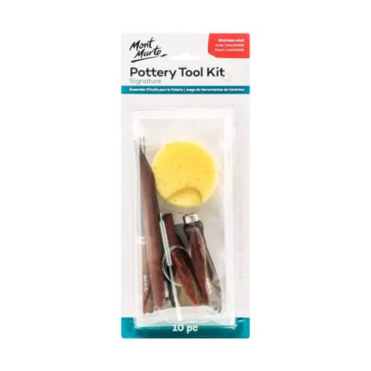 Pottery Tool Kit 10pc - Mont Marte