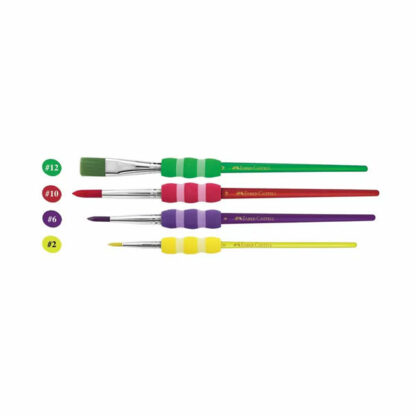 Brush Set With Soft Touch Grip Area Unpackaged – Faber-Castell
