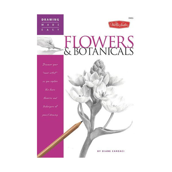 Walter-Foster-Flowers-&-Botanicals-Drawing-Made-Easy-Book