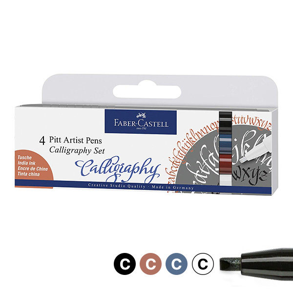 Faber-Castell-Pitt-Artist-Calligraphy-Pens-4-Set-Classic