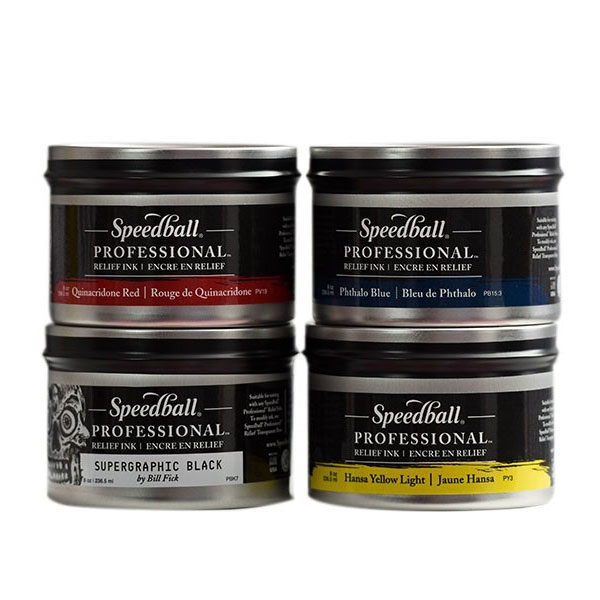 Speedball-Professional-Relief-Inks-stacked-on-top-of-each-other