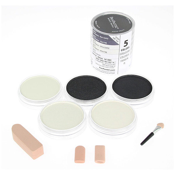 PanPastel-Ultra-Soft-Artists-Painting-Pastels-Mediums-Set-of-5-with-applicators