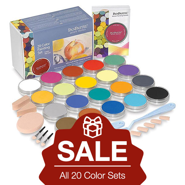 PanPastel Ultra Soft Artists' Painting Pastels 20 Color Sets