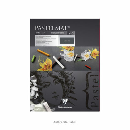 Pastelmat Glued Pads Anthracite Label – Clairefontaine