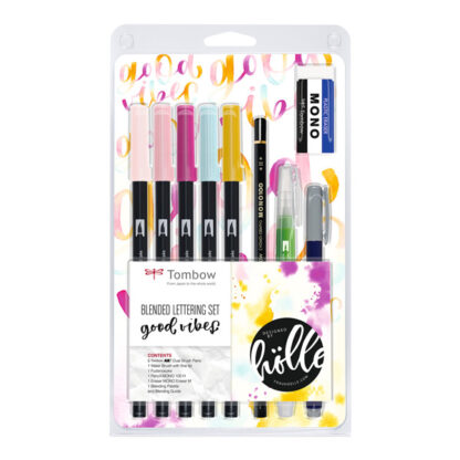 Tombow-10-Piece-Good-Vibes-Blended-Lettering-Set-in-packaging