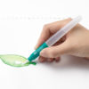 Tombow-Waterbrush-being-used-to-paint-water-on-a-leaf-sketch