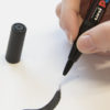 Posca-PCF-350-Soft-Brush-Tip-Black-Marker-stroke