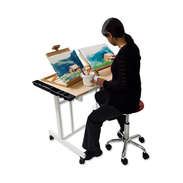 Symphony-Table-Top-Easel-being-used-as-painting-stand