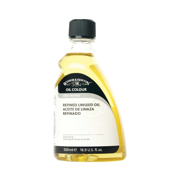 Winsor-&-Newton-Refined-Linseed-Oil-500ml-Bottle