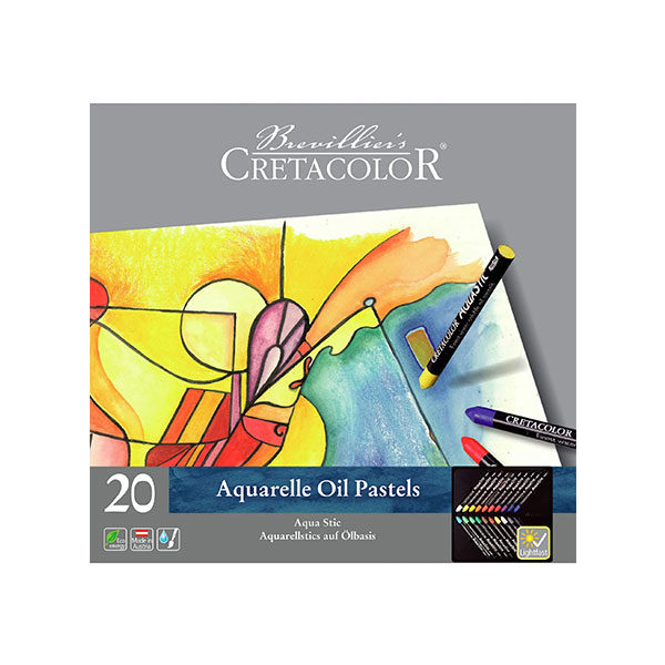 Cretacolor-Aqua-Stic-Watersoluble-Oil-Pastel-Stics-Set-of-20
