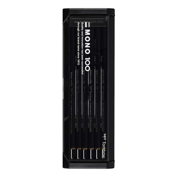 Tombow-Mono-100-Pencils-Box-of-12-in-plastic-case