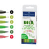 Pitt-Artist-Pen-India-ink-pen-set-of-6-Lettering-Green