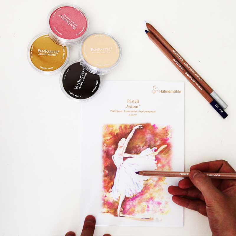 Hahnemühle Velour Pastel Paper A5 Sampler 260g