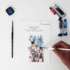 Hahnemuhle-Akademie-Aquarell-Britannia-Paper-A5-Sampler-with-painting-on
