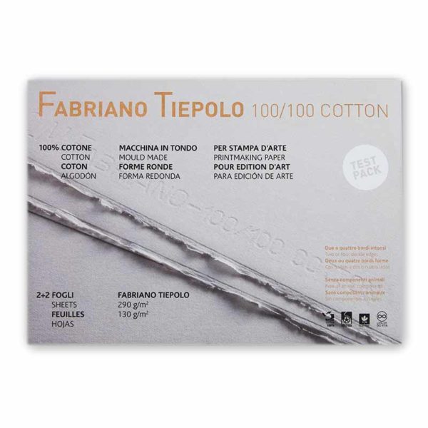 Fabriano Tiepolo Paper Test Pack 290g in packaging