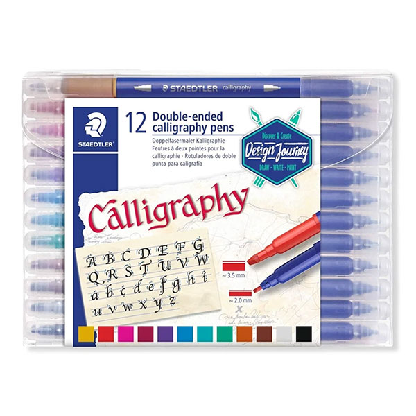 Staedtler-Double-ended-calligraphy-pen-12-set-3005-TB12