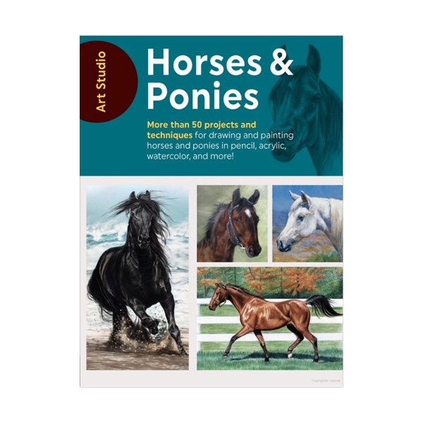 Walter-Foster-Art-Studio-Book-Horses-&-Ponies-Book-Cover-Page