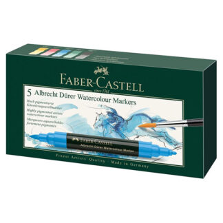 Faber-Castell-Albrecht-Durer-Watercolour-Marker-Wallet-Set-of-5[1]