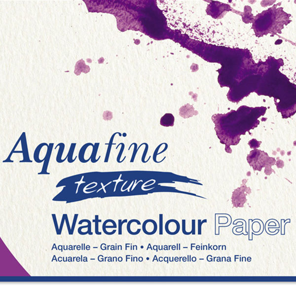 300gsm 50 Sheets A4 Texture Daler Aquafine Jumbo Watercolour Pad 140lb 