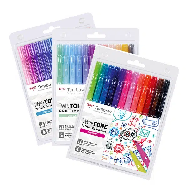 Tombow-TwinTone-sets-of-12-collage