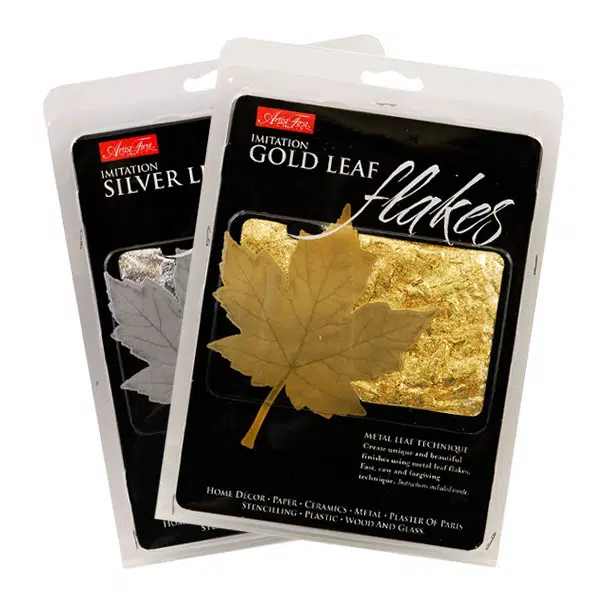 Artist-First-Choice-Imitation-Gold-and-Silver-Metal-Leaf-Flakes