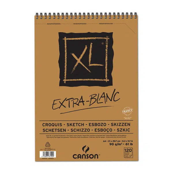 Canson-XL-Sketch-Extra-Blanc-A4-Pad